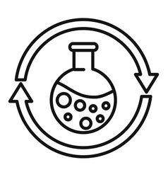 Change Chemical Flask Icon Outline Study