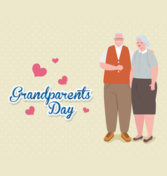 Happy Grand Parents Day With Cute Older Couple