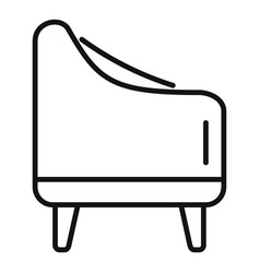 Lounge Armchair Icon Outline Interior