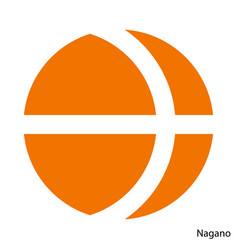 Coat Arms Nagano Is A Japan Prefecture