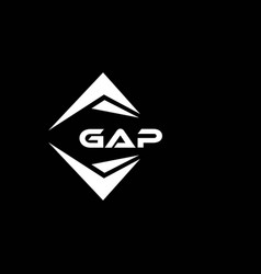 Gap Abstract Technology Logo Design On Black