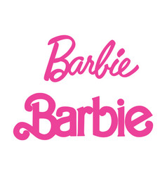 Barbie Pink Vintage Logo