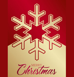 Golden Greeting Design For Christmas