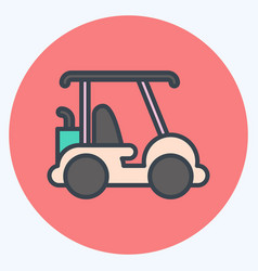 Icon Golf Cart Related To Sports Equipment Symbol