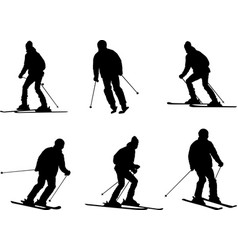 Man Skiing