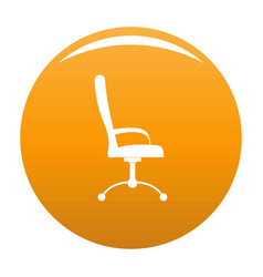 Massage Chair Icon Orange