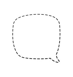 Geometric Square Comic Speech Bubble Balloon Made