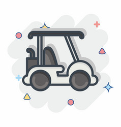 Icon Golf Cart Related To Sports Equipment Symbol