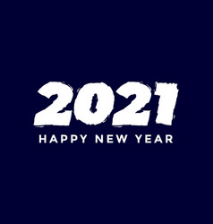 Happy New Year 2021 Bold Brush Design