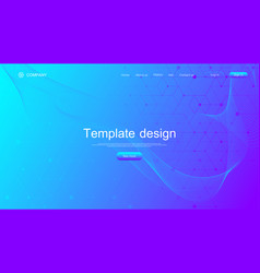 Landing Page Tech Background With Colorful Dynamic