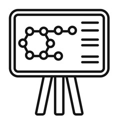 Research Lab Board Icon Outline Study