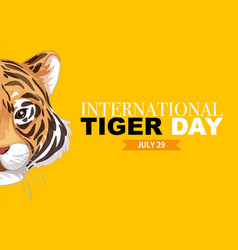 For International Tiger Day Event