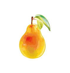 Yellow Pear Fruit Summer Delicious Fruits