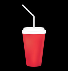 A Blank Soft Drink Cup