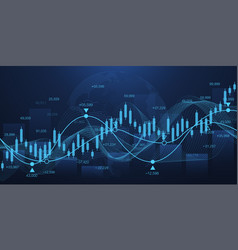 World Business Graph Or Stock Market Chart Or