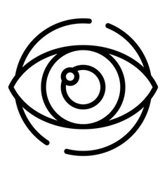 Eye Care Icon Outline Idea Startup