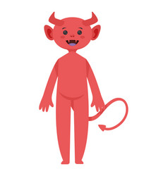 Man With Devil Costume