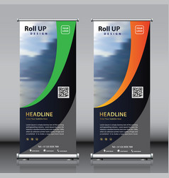 Roll Up Banner Standee Template Design