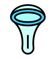 Shower Head Hot Icon Flat