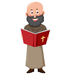 A Priest Cartoon Character