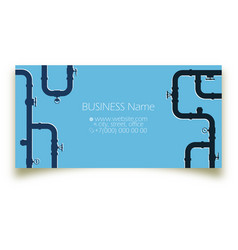 Business Card Concept For Plumbing Repair