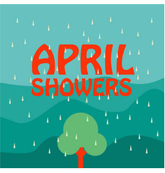 April Showers Template Design