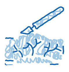 Surgery Treatment Varicose Veins Doodle Icon Hand