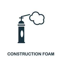 Construction Foam Icon Simple Element From