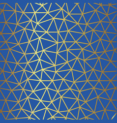 Golden Polygon Mesh Seamless Pattern