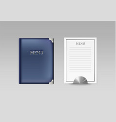 Menu Book And Card