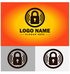 Lock Icon Logo Safety Security Protection For