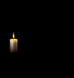 Burning Candle Condolence Obituary Message