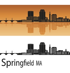 Springfield Skyline In Orange