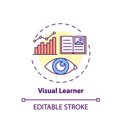 Visual Learner Concept Icon