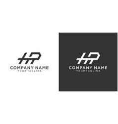 Hr Or Rh Letter Logo Design