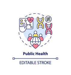 Public Health Concept Icon