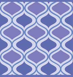 Very Peri And Blue Ogee Seamless Pattern