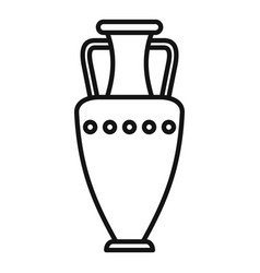 Roman Amphora Icon Outline Vase Pot