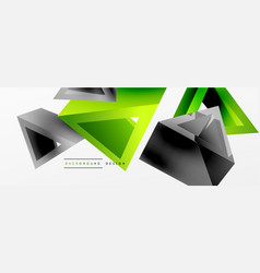 3d Triangle Abstract Background Basic Shape