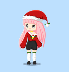 Cute Beautiful Christmas Girl