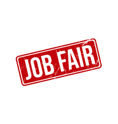 Job Fair Rubber Stamp Seal