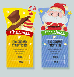 Christmas Sale Banner Vertical Hat