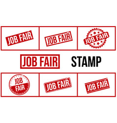 Job Fair Rubber Stamp Set