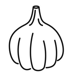 Culinary Garlic Icon Outline Style