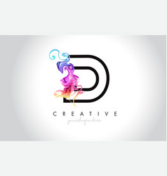 D Vibrant Creative Leter Logo Design