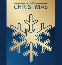 Golden Greeting Design For Christmas