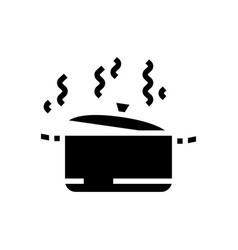 Hot Pot Cooking Glyph Icon