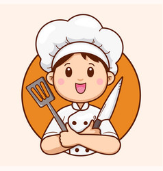 Man Chef Character For Business Logo