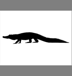 Alligator Silhouette Art