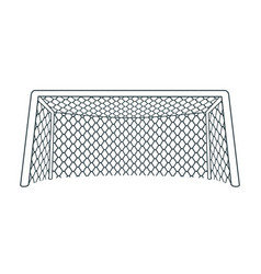 Football Or Soccer Goal - Isolated On A White